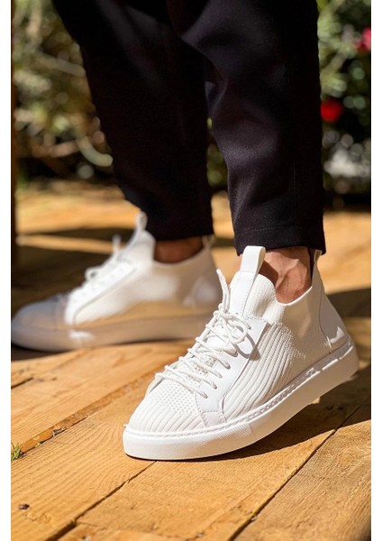 Nrtmsa KB-112 Kuback Beyaz Triko Bağcıklı Günlük Erkek Ayakkabı (Numara: 41) fırsatları