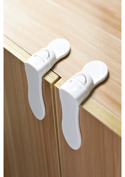 2'li Açılıp Kapanabilen Çocuk Çekmece Dolap Köşe Güvenlik Kilidi fırsatları