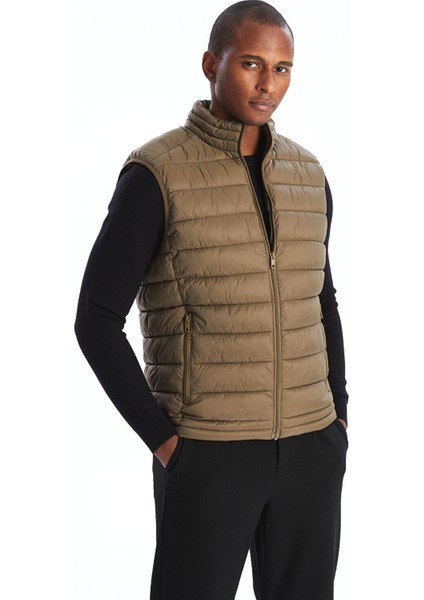 Yeni Sezon Standart Kalıp Dik Yaka Erkek Şişme Yelek fiyatları