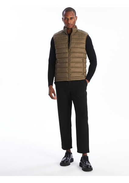 Yeni Sezon Standart Kalıp Dik Yaka Erkek Şişme Yelek modelleri