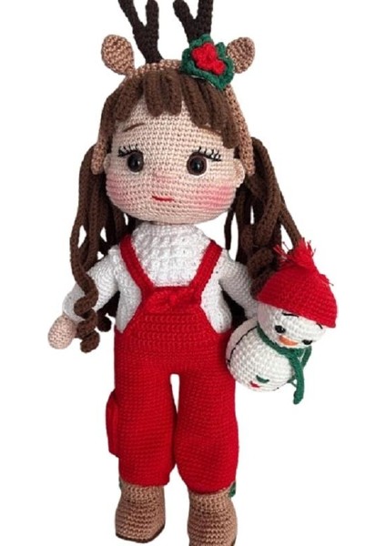 Kardelen Bebek Amigurumi Organik Oyuncak