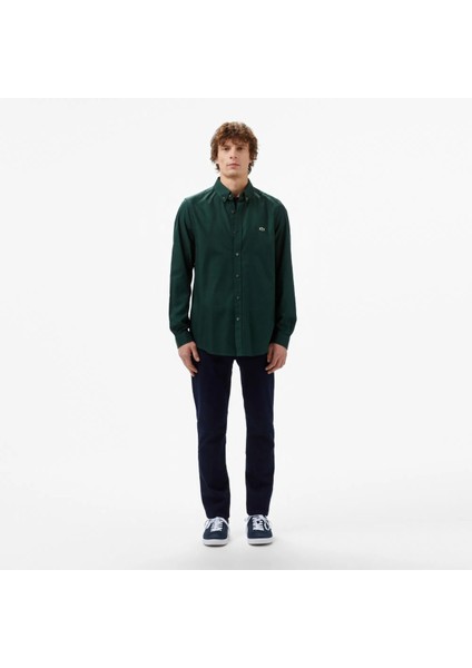 Regular Fit Erkek Keten Gömlek