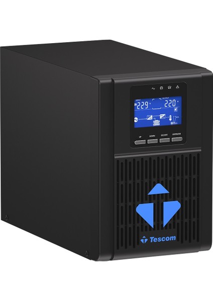 Tescom Neolıne 1kva 2X12V/9AH 1f/1f Online Ups 900040100 modelleri