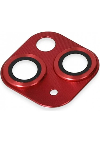 Ieg iPhone 13 Pers Alüminyum Kamera Lens - Kırmızı fırsatları