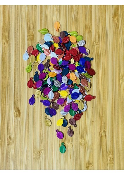 Renkli Kulplu Kahve Çekirdeği Oya, Abiye, Halhal, Bileklik, Kolye. Pleksi (Kalın) Plastik Pul. 20GR.