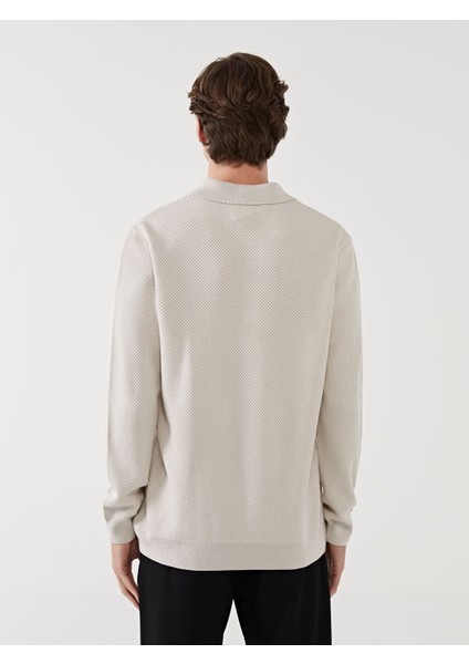 Yeni Sezon Polo Yaka Uzun Kollu Erkek Triko Kazak fırsatları