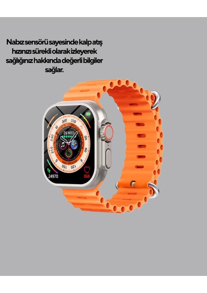 Lvsqvr Akıllı Saat – Nabız Ölçer, Uyku Takibi, Gps, Suya Dalı Tasarım modelleri