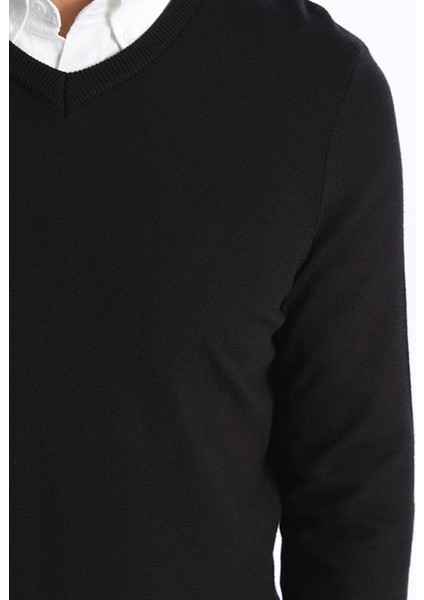 Yeni Sezon V Yaka Uzun Kollu Erkek Triko Kazak modelleri