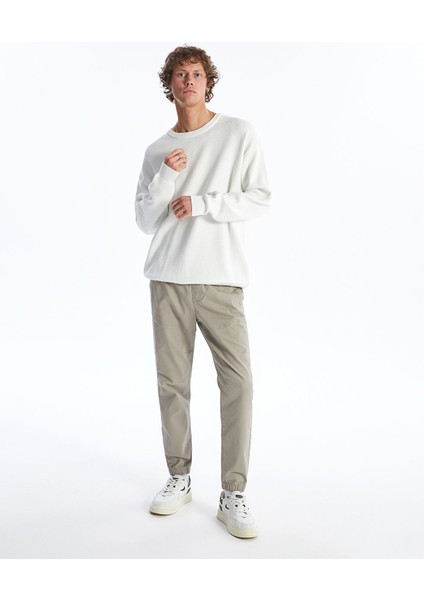 Yeni Sezon Standart Kalıp Gabardin Erkek Jogger Pantolon