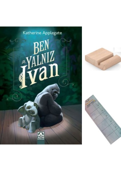 Ben Yalnız Ivan / Katherine Applegate / 5. ve 6. Sınıf /10-12 Yaş Hikaye+Tablet Tutucu+Takip Ayracı