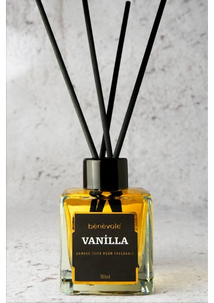Vanilla Bambu Çubuklu Oda Kokusu 100 ml / Vanilya, Hindistan Cevizi ve Amber Notaları