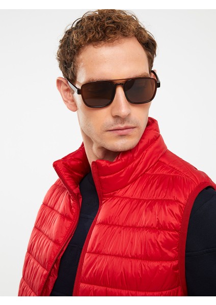 Yeni Sezon Standart Kalıp Dik Yaka Erkek Şişme Yelek fırsatları