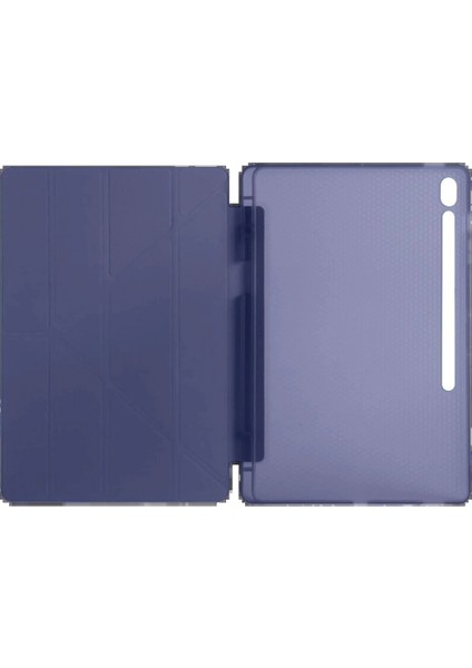 Ieg iPad Pro 13 (2024) Kılıf Kalemlikli Hugo Tablet Kılıfı - Lacivert