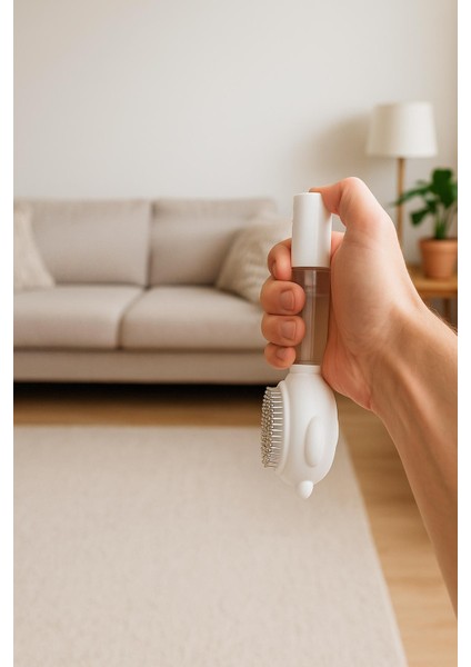 Su Hazneli Püskürtme Özellikli Kedi ve Köpek Tarağı | Bakım Fırçası modelleri