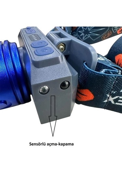PD-2072 Profesyonel Kafa Lambası | 15W 1500 Lümen | Sensörlü, Zoomlu, Metal Kafa, Type-C Şarjlı fırsatları