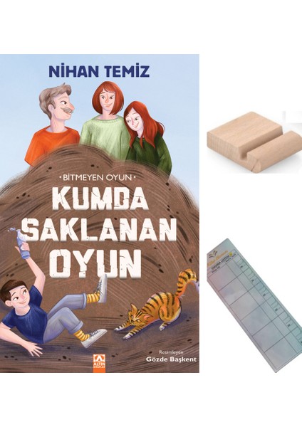 Kumda Saklanan Oyun / Nihan Temiz / 3. Sınıf / 8-9 Yaş Hikaye+Tablet Tutucu+Takip Ayracı