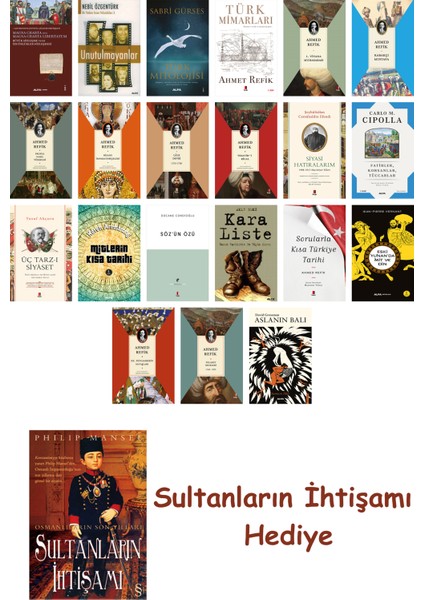 21 Kitaplık Tarih Seti + Sultanların Ihtişamı