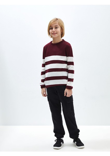 Yeni Sezon Bisiklet Yaka Çizgili Uzun Kollu Erkek Çocuk Triko Kazak fiyatları