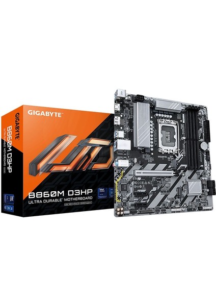Gıgabyte B860M-D3HP 4x Ddr5 Dp/hdmı 2x M.2 Usb3.2 1851P Anakart
