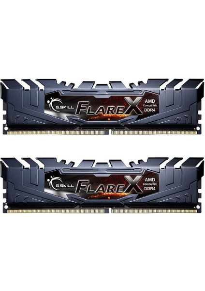 Gskıll 16GB (2X8GB) 3200MHZ Ddr4 Flare x Soğutuculu F4-3200C16D-16GFX Pc Ram