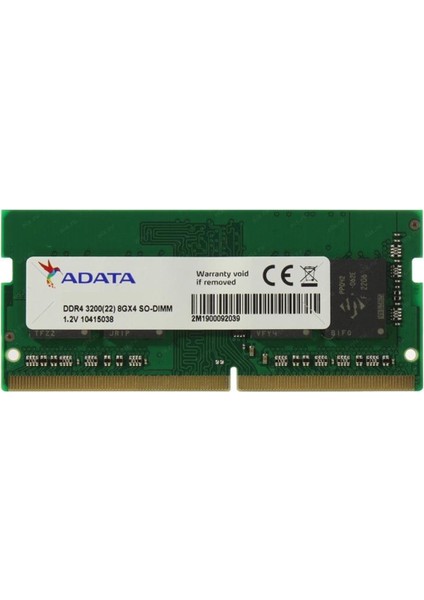 Adata 8gb 3200MHZ Ddr4 Notebook Ram Bulk ADTSO3200/8
