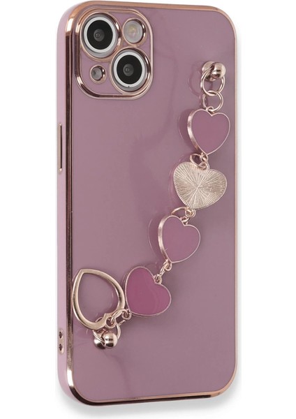 Iphone 14 Plus Kılıf Esila Silikon - Mor