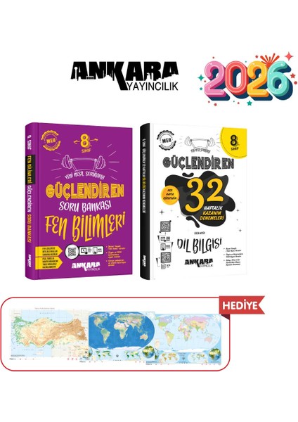 8.sınıf Güçlendiren Fen Soru Bankası - 32 Hafta