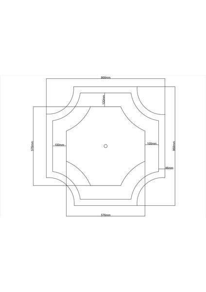 Lamba Tavan Göbeği 54-MODEL-4GEN-IÇ-EGRI-76CM-DIŞ-ÇITALI modelleri