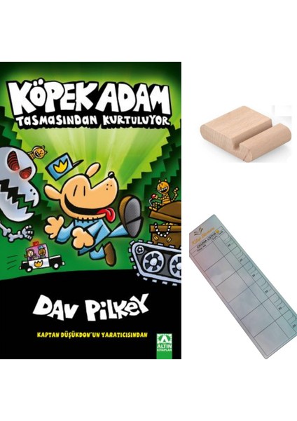 Köpek Adam 2 - Tasmasından Kurtuluyor - 8-12 Yaş Hikaye / Çizgi Roman+ Tablet Tutucu+ Takip Ayracı
