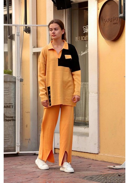 Lvsqvr Kuş Gözü Triko Takım Hardal (Beden: Standart) fiyatları