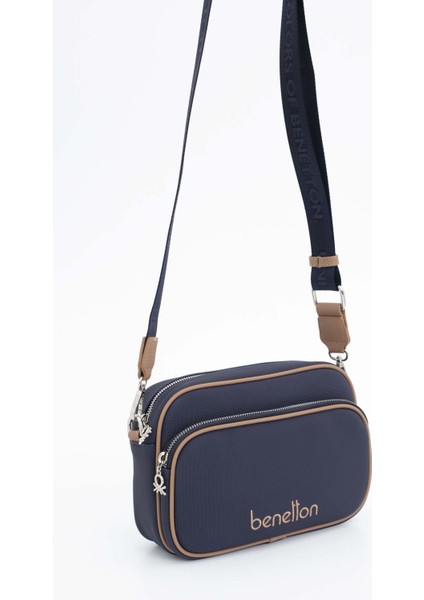 Benetton Kadın Çapraz Çanta Lacivert-Camel BNT1653 modelleri