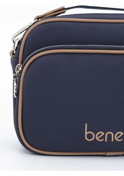 Benetton Kadın Çapraz Çanta Lacivert-Camel BNT1653 indirimleri