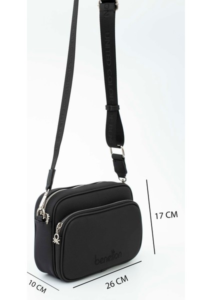 Benetton Kadın Çapraz Çanta Lacivert-Camel BNT1653