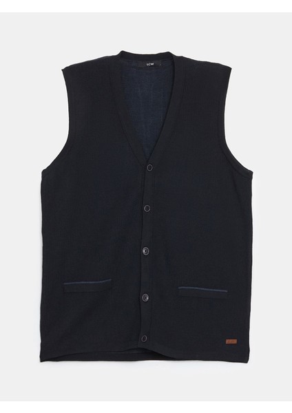 Yeni Sezon Standart Kalıp V Yaka Erkek Triko Yelek indirimleri