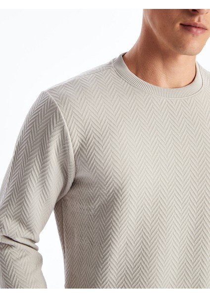 Yeni Sezon Bisiklet Yaka Uzun Kollu Erkek Sweatshirt modelleri