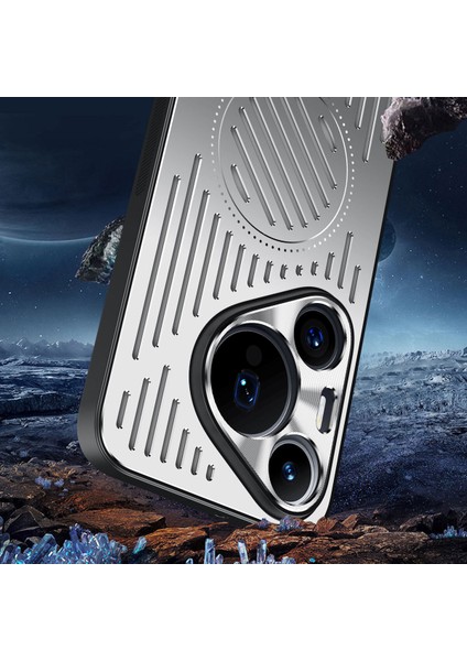 Huawei Pura 70 Kılıfı, Manyetik Metal Isı Dağıtıcı Koruyucu Kılıf-Mavi (Yurt Dışından) indirimleri