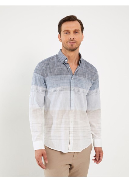 Yeni Sezon Regular Fit Uzun Kollu Poplin Erkek Gömlek fiyatları