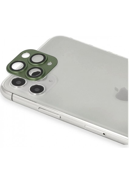 Ieg iPhone 11 Pro Max Pers Alüminyum Kamera Lens - Yeşil fiyatları
