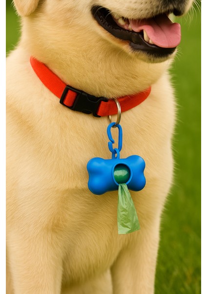 Kedi Köpek Kaka Poşetl ve Kabı 5+1 Set – Dışkı Toplama Poşeti