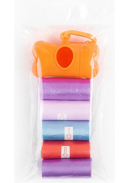 Kedi Köpek Kaka Poşetl ve Kabı 5+1 Set – Dışkı Toplama Poşeti indirimleri