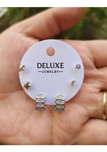 Çelik Zarif Tasarıma Sahip Kadın Küpe fiyatları