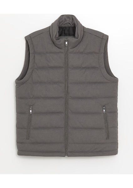 Yeni Sezon Standart Kalıp Dik Yaka Erkek Şişme Yelek