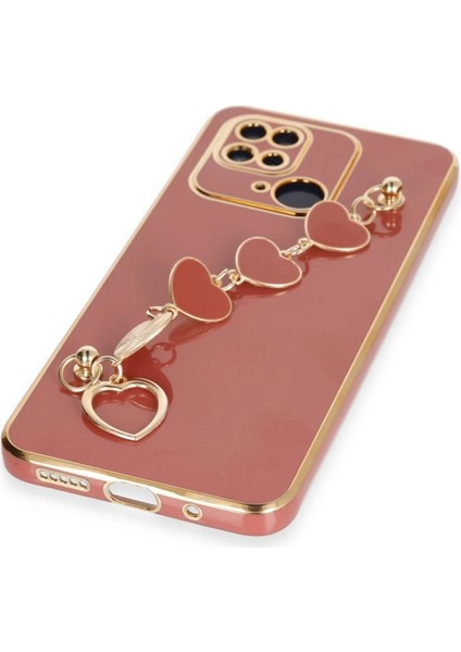 Xiaomi Redmi 10C Kılıf Esila Silikon - Kırmızı fırsatları