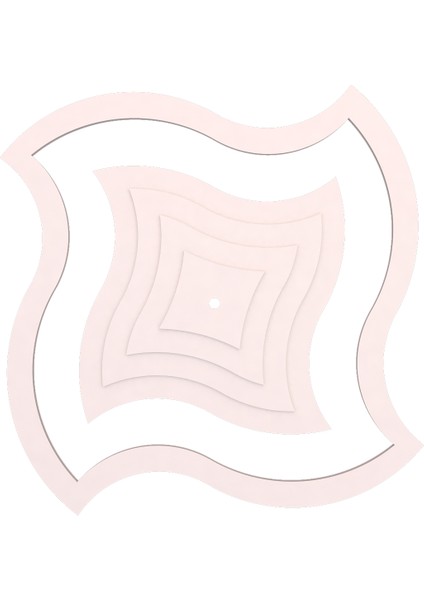 Lamba Tavan Göbeği DÜZ4K-MODEL-ES-KOSE-KARE-90CM-DIŞ-ÇITALI