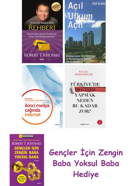 Zengin Baba’nın Rehberi + Açıl Ufkum Açıl + Ikinci Medya Çağında Internet + Türkiye'de Değişim Ya...