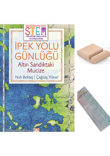 Ipek Yolu Günlüğü Altın Sandıktaki Mucize /nuh Bektaş Çağdaş Yüksek/5. ve 6. Sınıf +Tablet Tutucu