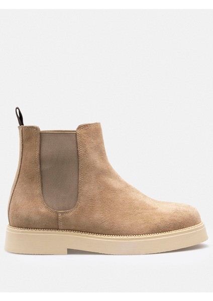 Vizon Hakiki Deri Süet Lastikli Chealsea Kadın Bot fiyatları