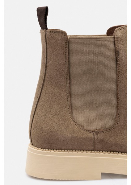 Vizon Hakiki Deri Süet Lastikli Chealsea Kadın Bot indirimleri