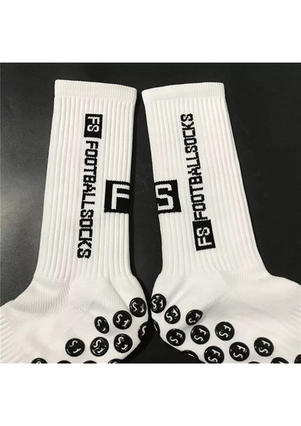 3 Çift Kaydırmaz Silikon Tabanlı Futbol Çorabı Kauçuk Havlu Taban Dikişsiz Maç Sporcu Tozluk Konç fırsatları