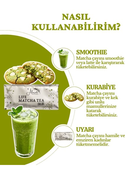 Matcha Çayı Çilek Aromalı Diyet Form Detox Destekleyici 20 Saşe - Strawberry Matcha Tea fırsatları